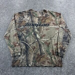 Snap-on Long Sleeve Shirt Mens 2XL Camo Cotton Realtree AP Tools Mechanic